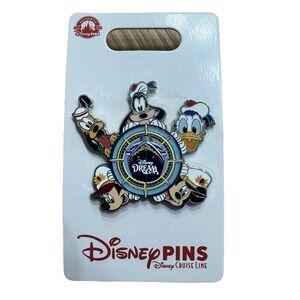 Disney Cruise Line Pin DCL Fab Five Dream Ship Mickey Minnie Goofy Pluto Donald
